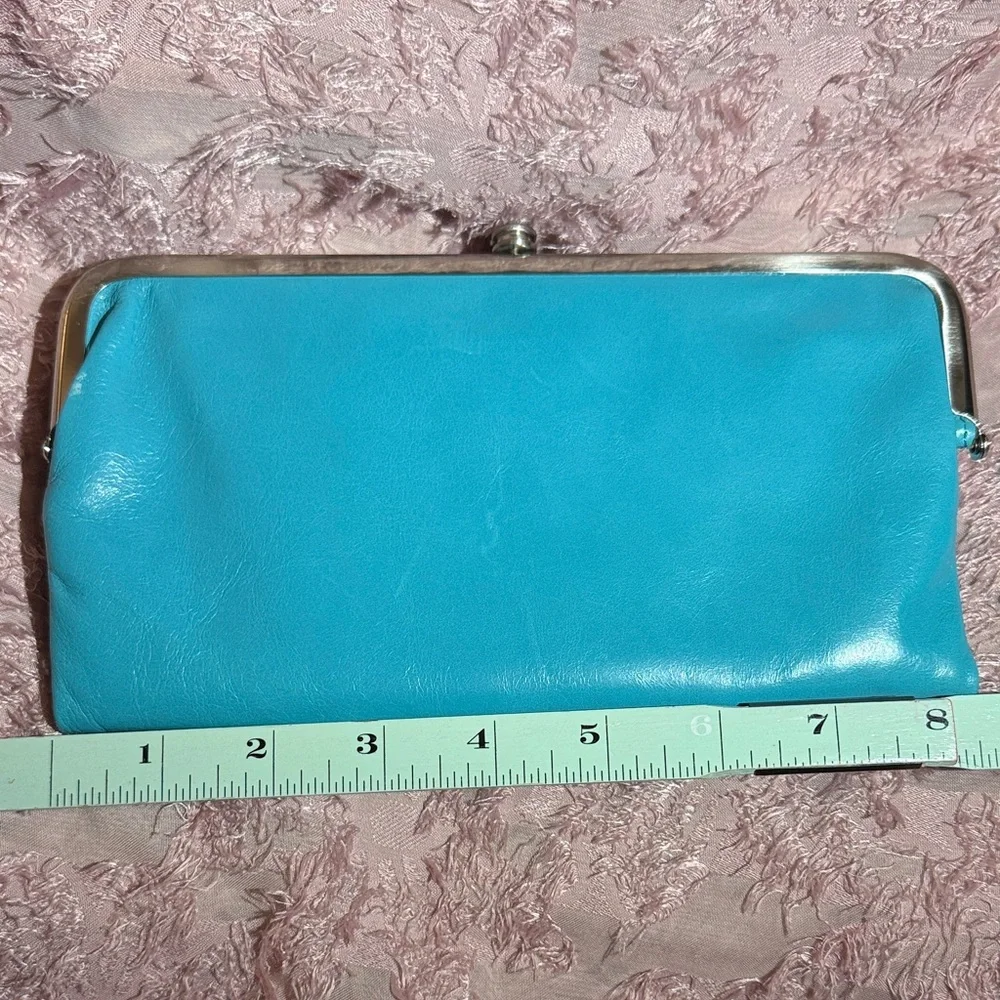 HOBO Blue Lauren Leather Clutch - Picture 3 of 12